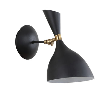 Josef 10" Iron Retro LED Wall Sconce - JONATHAN Y